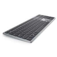 Dell KB700 - Volle Größe (100%) - Kabellos - Bluetooth - QWERTZ - Grau