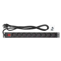 Intellinet 715133 - 1U - Aluminium - Schwarz - 9...