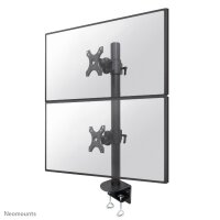 Neomounts FPMA-D960DVBLACKPLUS Monitorarm 17-49" - vertikale Montage - Klemme - 43,2 cm (17") - 124,5 cm (49") - 100 x 100 mm - Höhenverstellung - Schwarz