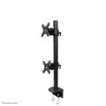 Neomounts FPMA-D960DVBLACKPLUS Monitorarm 17-49" - vertikale Montage - Klemme - 43,2 cm (17") - 124,5 cm (49") - 100 x 100 mm - Höhenverstellung - Schwarz
