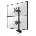 Neomounts FPMA-D960DVBLACKPLUS Monitorarm 17-49" - vertikale Montage - Klemme - 43,2 cm (17") - 124,5 cm (49") - 100 x 100 mm - Höhenverstellung - Schwarz