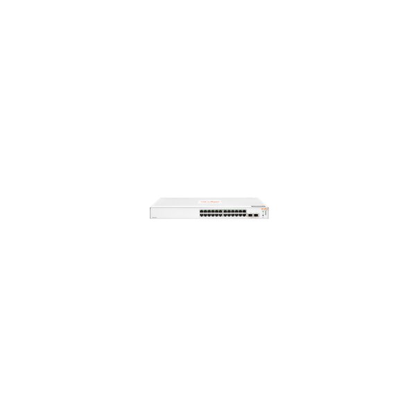 HPE Networking Aruba Instant On 1830 24G 2SFP - Managed - L2 - Gigabit Ethernet (10/100/1000) - Vollduplex - Rack-Einbau - 1U