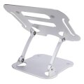 StarTech.com Tisch Laptopständer - Laptoperhöhung aus Aluminium - Tragbar - Faltbar - Schwenkbar - Tragkraft 10kg - Laptophalterung - Höhenverstellbarer Ergonomischer Notebookständer - Laptop-Ständer - Silber - Aluminium - 10 kg - 33,2 - 120 mm - 226 mm