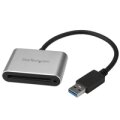 StarTech.com USB 3.0 Kartenlesegerät für CFast 2.0 Karten - CFast - CFast 2.0 - Schwarz - Silber - 5000 Mbit/s - Aluminium - Aktivität - Leistung - CE - FCC - RoHS - REACH