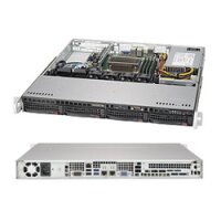 Supermicro CSE-813MFTQC-350CB - Rack - Server - Schwarz -...