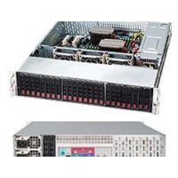 Supermicro CSE-216BE2C-R920LPB - AMD - DDR4-SDRAM - Serial Attached SCSI (SAS) - SATA - Rack (2U) - Schwarz - Silber - 920 W