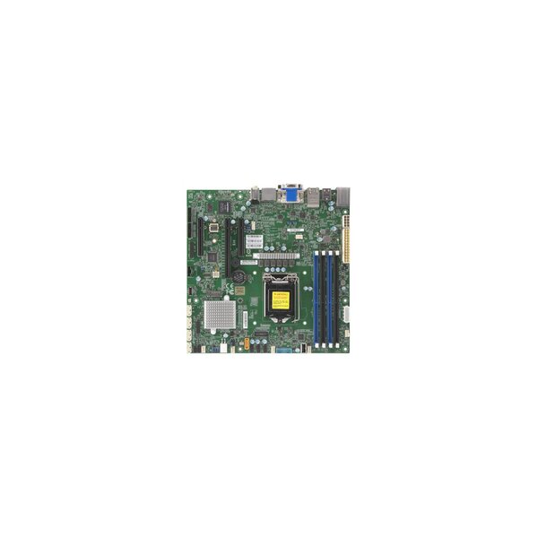 Supermicro X11SCZ-F - Intel - LGA 1151 (Socket H4) - Intel® Celeron® - Intel® Core™ i3 - Intel® Pentium® - Intel® Xeon® - DDR4-SDRAM - 64 GB - DIMM