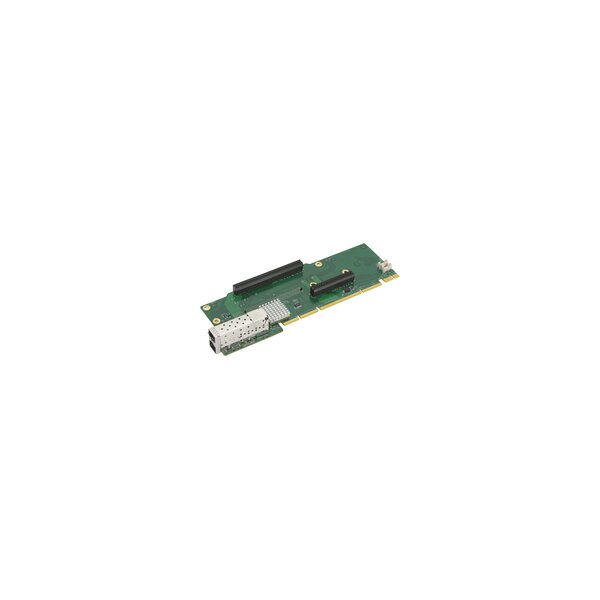 Supermicro AOC-2UR68-I2XS - Eingebaut - Kabelgebunden - PCI Express - Faser - 10000 Mbit/s - Grün