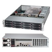 Supermicro CSE-826BAC12-R1K23LPB - Rack - Server - Schwarz - ATX,EATX - 2U - Ventilatorausfall - HDD - Netzwerk - Leistung