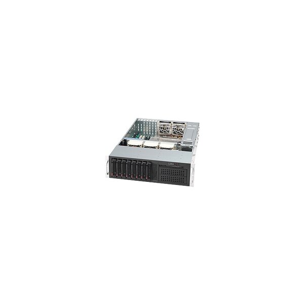 Supermicro CSE-835TQ-R921B - Rack - Server - Schwarz - EATX - 3U - HDD - Netzwerk - Leistung - Stromausfall
