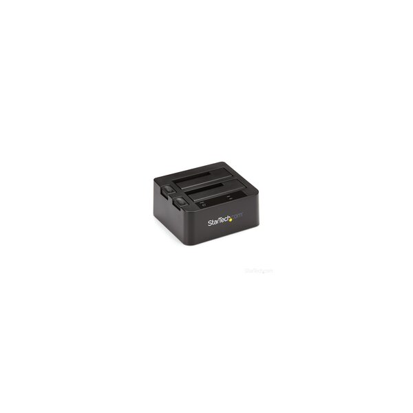 StarTech.com "USB 3.1 (10 Gbit/s) Duplizierer Dockingstation für 2,5"" & 3,5"" SATA SSD/HDD Laufwerke - Clone / Kopierstation bis zu 28GB/min " - Festplattenduplikator
