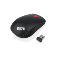 Lenovo Wireless Mouse - Maus - 1.200 dpi Laser, Optisch - 3 Tasten - Schwarz