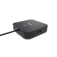 i-tec USB-C HDMI DP Docking Station with Power Delivery 100 W - Kabelgebunden - USB 3.2 Gen 1 (3.1 Gen 1) Type-C - 100 W - 3,5 mm - 10,100,1000 Mbit/s - Schwarz