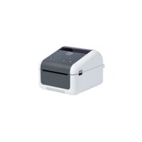 Brother TD-4210D - Thermodirekt - 203 x 203 DPI - 203 mm/sek - Kabelgebunden - Grau - Weiß