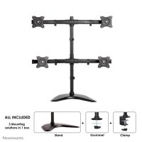 Neomounts NM-D335D4BLACK Monitor-Ständer 10-27"...