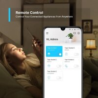 TP-LINK Tapo P100 - Kabellos - Bluetooth / Wi-Fi - 802.11b,802.11g,Wi-Fi 4 (802.11n) - Indoor - Weiß - FCC - RoHS - ETL