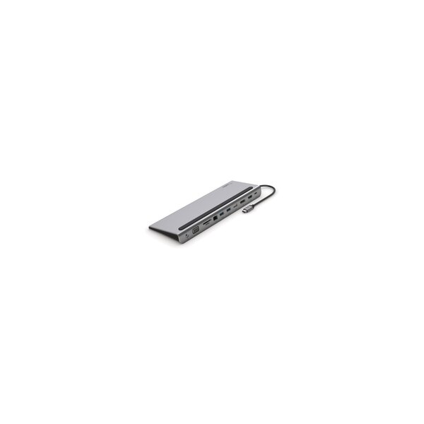 Belkin INC004BTSGY - Kabelgebunden - USB 3.2 Gen 1 (3.1 Gen 1) Type-C - 100 W - 3,5 mm - 1000 Mbit/s - Schwarz - Grau