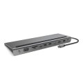 Belkin INC004BTSGY - Kabelgebunden - USB 3.2 Gen 1 (3.1 Gen 1) Type-C - 100 W - 3,5 mm - 1000 Mbit/s - Schwarz - Grau