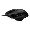 Logitech G G502 X, rechts, Optisch, USB Typ-A, 25600 DPI, Schwarz - Maus - 25.600 dpi