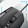Logitech G G502 X, rechts, Optisch, USB Typ-A, 25600 DPI, Schwarz - Maus - 25.600 dpi
