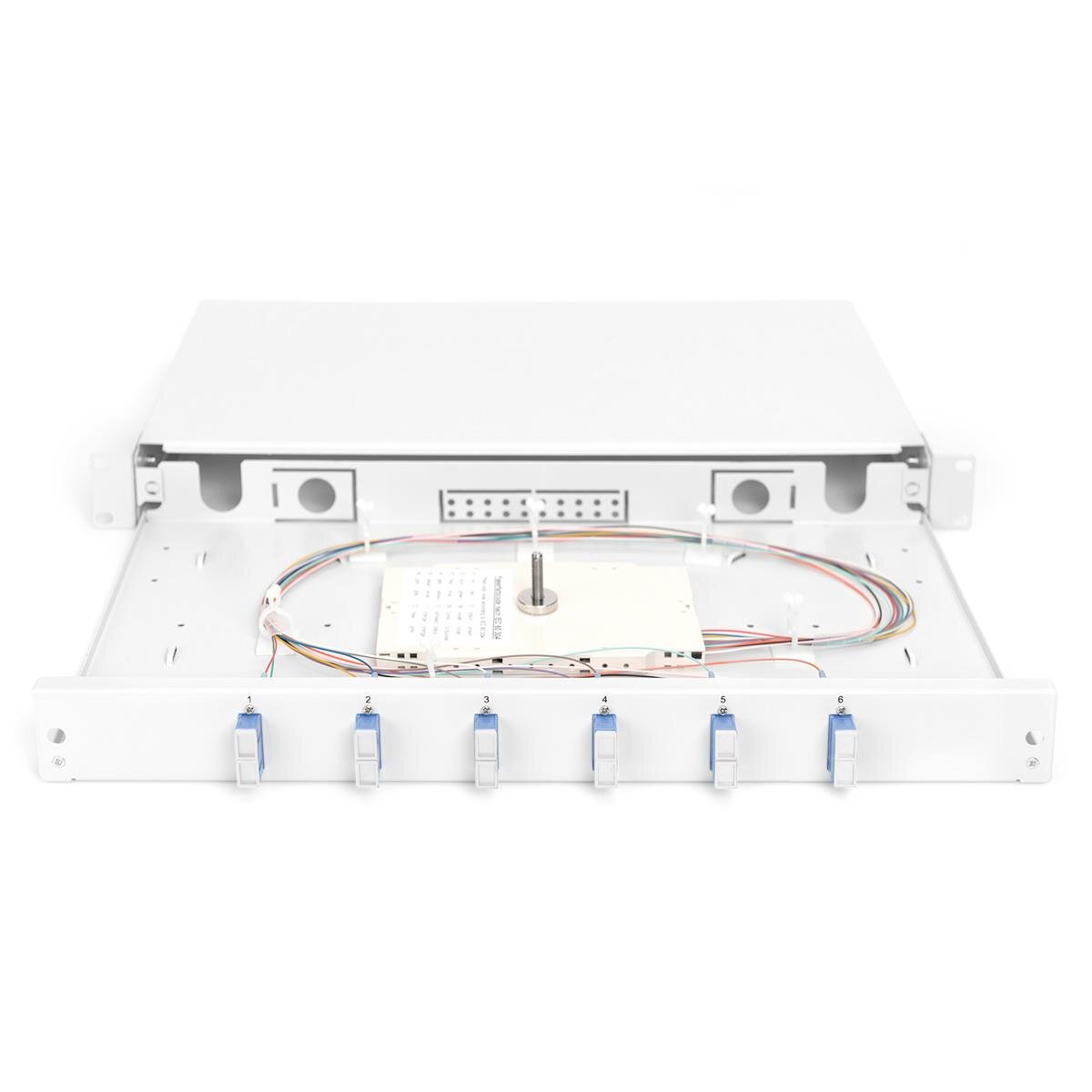 DIGITUS - DN-96320/9 - LWL Spleißbox 6xSC bestückt