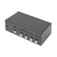 DIGITUS - DS-12882 - KWM Switch 4F DP DualView