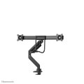 Neomounts DS75-450BL2 Monitorarm 17-32" - Gasfeder - Topfix - 180°-Stopp - Klemme/Durchführung - 43,2 cm (17") - 81,3 cm (32") - 100 x 100 mm - Höhenverstellung - Schwarz