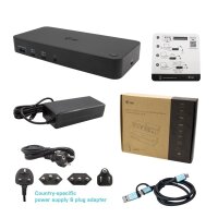 i-tec USB 3.0 / USB-C / Thunderbolt - 3x 4K Docking Station + Power Delivery 100W - Kabelgebunden - USB 3.2 Gen 1 (3.1 Gen 1) Type-C - 100 W - 3,5 mm - 10,100,1000 Mbit/s - Schwarz