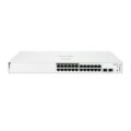 HPE Networking Aruba Instant On 1830 24G 12p Class4 PoE 2SFP 195W - Managed - L2 - Gigabit Ethernet (10/100/1000) - Power over Ethernet (PoE) - Rack-Einbau - 1U