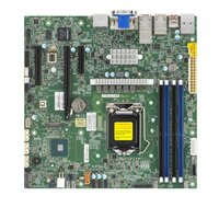 Supermicro MBD-X12SCZ-TLN4F - Intel - LGA 1200 (Socket H5) - Intel® Celeron® - Intel® Core™ i3 - Intel Core i5 - Intel Core i7 - Intel Core i9 - Intel®... - LGA 1200 (Socket H5) - DDR4-SDRAM - 128 GB