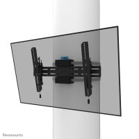 Neomounts WL35S-910BL16 TV-Säulenhalterung 40-75" - neigbar - abschließbar - Durchm. 25-100 cm - Hochformat - 300 x 100 mm - 600 x 400 mm - 0 - 12° - 6° - Stahl - Schwarz