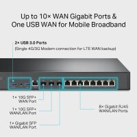 TP-Link - ER8411 - Router  1x10G 9xGb WAN/LAN