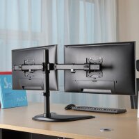 Hagor HA Tablemount FS Dual freistehende vollbewegliche Monitor-Tischhalterung fuer 2x