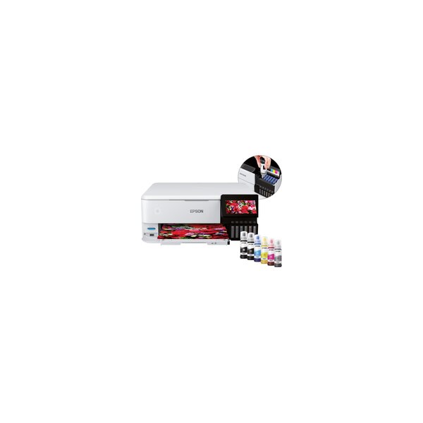 Epson EcoTank ET-8500 - Tintenstrahl - Farbdruck - 5760 x 1440 DPI - A4 - Direktdruck - Weiß
