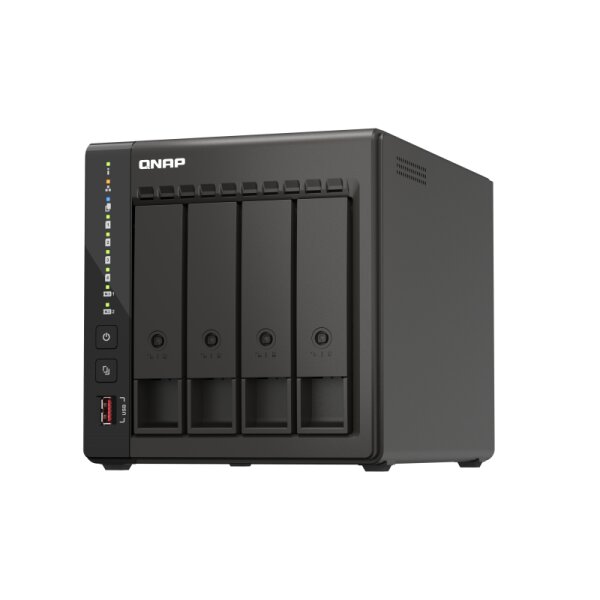 QNAP TS-453E - NAS - Tower - Intel® Celeron® - J6412 - 8 GB - 0 TB