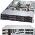 Supermicro SuperChassis 826BAC4-R1K23WB - Rack - Server - Schwarz - Ventilatorausfall - HDD - Netzwerk - Leistung - 1200 W - 3.5"