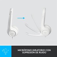 Logitech H390 USB Computer Headset -OFF-WHITE-EMEA-914