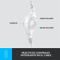 Logitech H390 USB Computer Headset -OFF-WHITE-EMEA-914