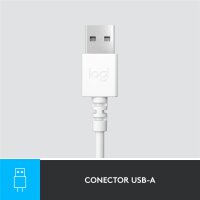 Logitech H390 USB Computer Headset -OFF-WHITE-EMEA-914