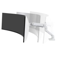 Ergotron HX Desk Monitor Arm with HD Pivot White