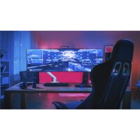Ergotron HX Series HX Monitorarm mit HD-Gelenk - Tischhalterung (weiß) - Klemme - 19,1 kg - 124,5 cm (49") - 100 x 100 mm - Höhenverstellung - Weiß