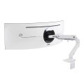 Ergotron HX Series HX Monitorarm mit HD-Gelenk - Tischhalterung (weiß) - Klemme - 19,1 kg - 124,5 cm (49") - 100 x 100 mm - Höhenverstellung - Weiß