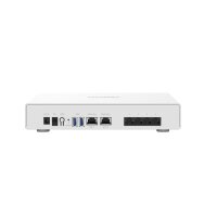 QNAP QHora-301W - Wi-Fi 6 (802.11ax) - Dual-Band (2,4 GHz/5 GHz) - Eingebauter Ethernet-Anschluss - Weiß - Tabletop-Router