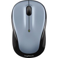 Logitech M325s - Beidhändig - Optisch - RF Wireless - 1000 DPI - Schwarz - Grau