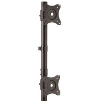 StarTech.com Dual-Monitorhalter - Vertikal - Freistehend - 10 kg - 33 cm (13") - 68,6 cm (27") - 100 x 100 mm - Schwarz