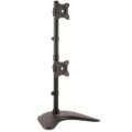 StarTech.com Dual-Monitorhalter - Vertikal - Freistehend - 10 kg - 33 cm (13") - 68,6 cm (27") - 100 x 100 mm - Schwarz