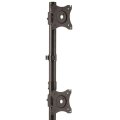 StarTech.com Dual-Monitorhalter - Vertikal - Freistehend - 10 kg - 33 cm (13") - 68,6 cm (27") - 100 x 100 mm - Schwarz