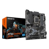 Gigabyte B760 GAMING X DDR4 Motherboard - Unterstützt Intel Core 14. Generation CPUs - 8+1+1 Phasen Digital VRM - bis zu 5333MHz DDR4 (OC) - 3xPCIe 4.0 M.2 - 2.5GbE LAN - USB 3.2 Gen 2 - LGA 1700 - Intel® Celeron® - Intel® Pentium® Gold - LGA 1700 - 128 G
