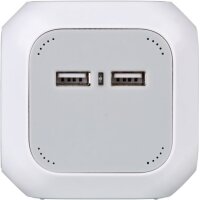 Brennenstuhl 1150100 - 1,4 m - 4 AC-Ausgänge - Indoor - Typ F - IP20 - Grau - Weiß