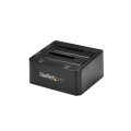 StarTech.com USB 3.0 Dual SSD/HDD Dock w/ UASP for 2.5/3.5in - SATA 6 Gbps - Speicher-Controller